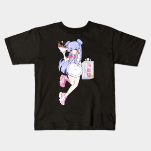 Cute anime girl - Fanart Kids T-Shirt